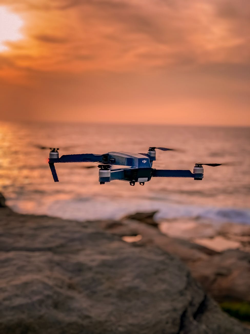 black dji mavic drone